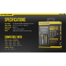 New Products Nitecore D2 Chargers for Battery 18650 Nitecore